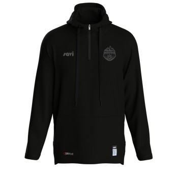 Veste À Capuche & Zip 1/4 Noir